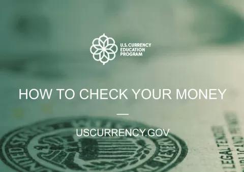 How To Check Your Money Training Presentation