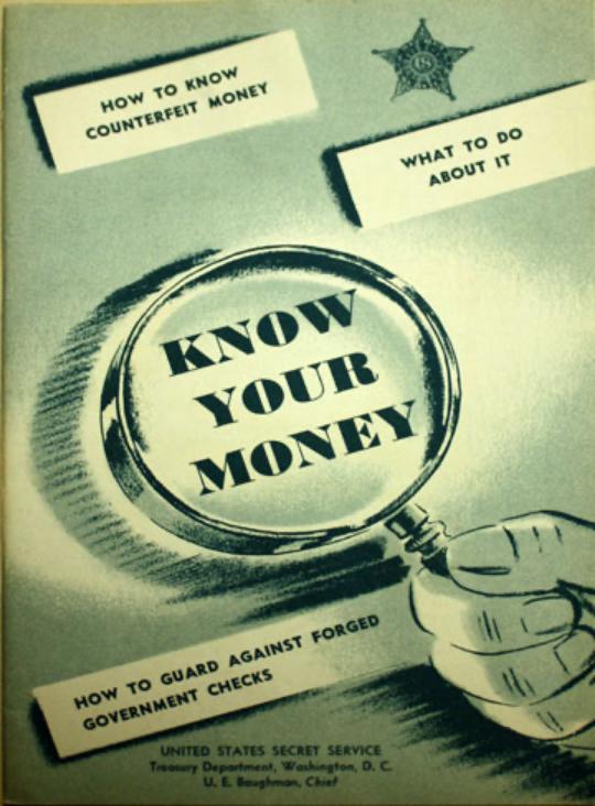 Portada del folleto "Conozca su Moneda" (1951)