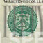 texto FIFTY grande sobre el sello verde
