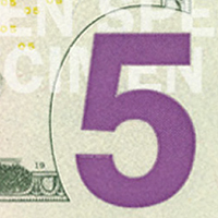 Billete De 5 U S Currency Education Program