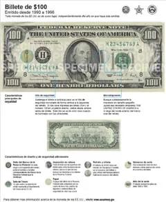 Billete de $100 (1990-1996)