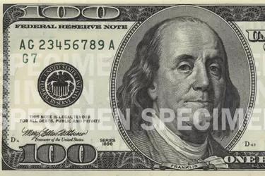 $100 note older design