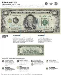 Billete de $100 (1990-1996)