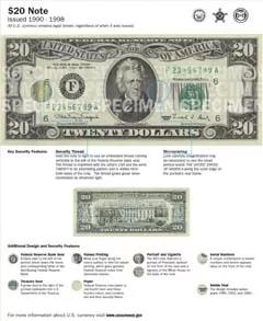 $20 Note (1990-1998)