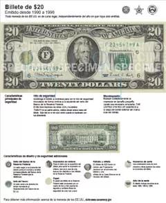 Billete de $20 (1990-1998)
