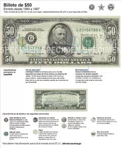 Billete de $50 (1990-1997)