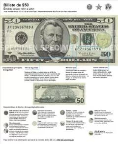 Billete de $50 (1997-2004)