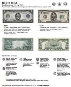 Billete de $5 (1914-1993)