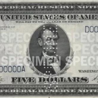 $5 Note (1914-1993)