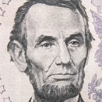 Face of Abraham Lincoln