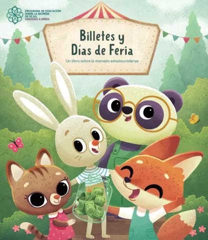 Ilustración de la portada del libro infantil Billetes y Días de Feria.
