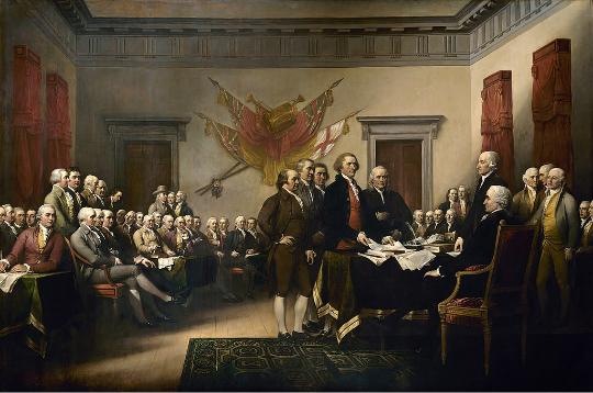 Declaración de la independencia (1819), de John Trumbull