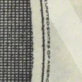 texto pequeño en el billete de cinco dólares