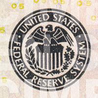 black Federal Reserve System seal