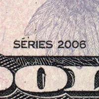 serie 2006 en el billete de cinco dólares