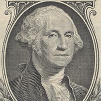 Washington's printed portrait