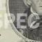 impresión en relieve en el billete de 20 dólares