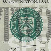sello de color verde del Tesoro